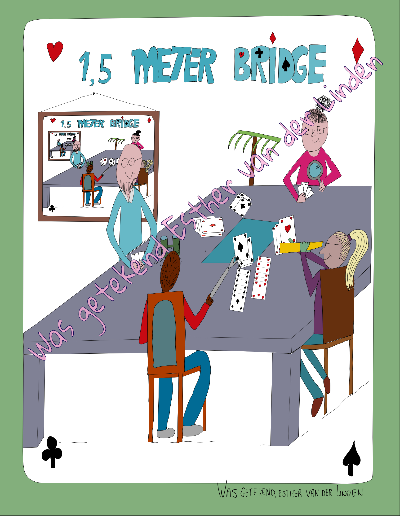 Limited edition kaarten - 1,5 meter bridge