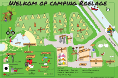 Camping Roelage plattegrond juli 2022